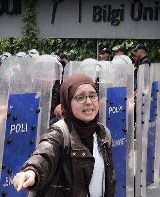 Bilgi Üniversitesi öğrencisi Hafize gözaltına alındı