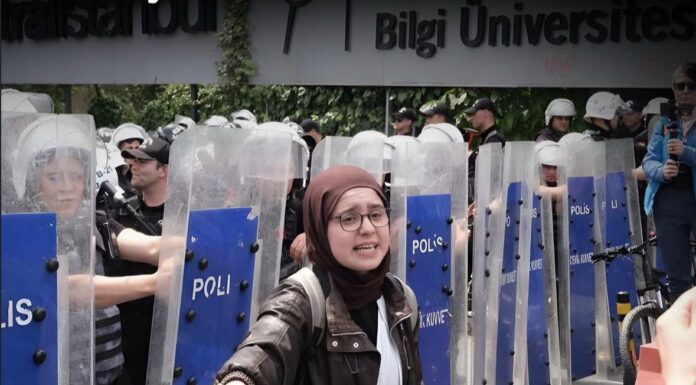 Bilgi Üniversitesi öğrencisi Hafize gözaltına alındı