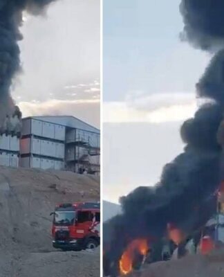 Maraş’ta bir inşaatın yatakhanesinde yangın çıktı: 1 işçi yaşamını yitirdi, 6 işçi yaralandı