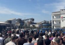 Maaşlarını alamayan madencilere polis müdahale etti