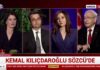 Kılıçdaroğlu, Sözcü TV’ye katıldı; gazetecilerin sorularını cevapladı