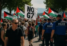 Cenevre’de G7 zirvesi karşıtı protesto: Binlerce kişi sokaklardaydı