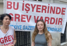 Genç Direnişçi’den AFP Türkiye grevine ziyaret