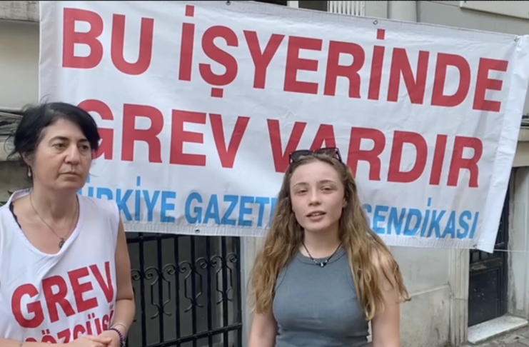 Genç Direnişçi’den AFP Türkiye grevine ziyaret