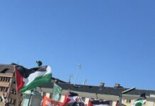 Göteborg’da kitlesel Filistin eylemi: Soykırıma geçit yok
