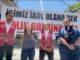 203 gündür Beşiktaş Belediyesi önünde direnen Turan Çil, Cem Devran Çiftçi ile birlikte işe geri alınana kadar süresiz açlık grevine başladı