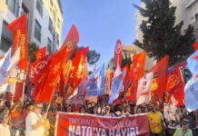Emperyalistlere karşı İzmir’de NATO üssüne yürüdük: “Katil Trump ülkemizden defol”