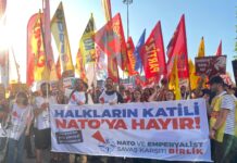 İstanbul’da anti-emperyalist güçlerden kitlesel “NATO’ya Hayır” yürüyüşü