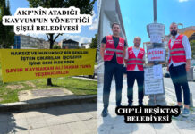 Kayyum Belediye Başkanı Şişli Belediyesi’nde direnen işçilerin işe iade edilmesini kabul etti, CHP’li Beşiktaş Belediyesi’nde ise zulüm devam ediyor: Açlık grevi 8. gününde!