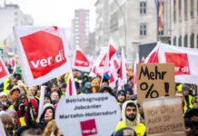 Almanya’da binlerce işçi iş bırakıyor