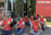 Direnen Ağaç A.Ş İşçileri ile İBB Önündeyiz