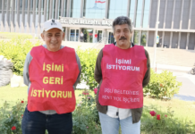 2 bin 500 gündür işe geri dönme talebi ile direnen Şişli Belediyesi emekçileri Kakil Yazar ve Turan Aktaş direnişlerini kazandı