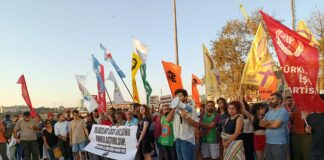 Kadıköy Rıhtım’da Madencilerle Dayanışma Eylemi Gerçekleşti