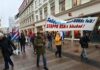 İsveç’in Göteborg Şehrinde Küba’yla Dayanışma Yürüyüşü